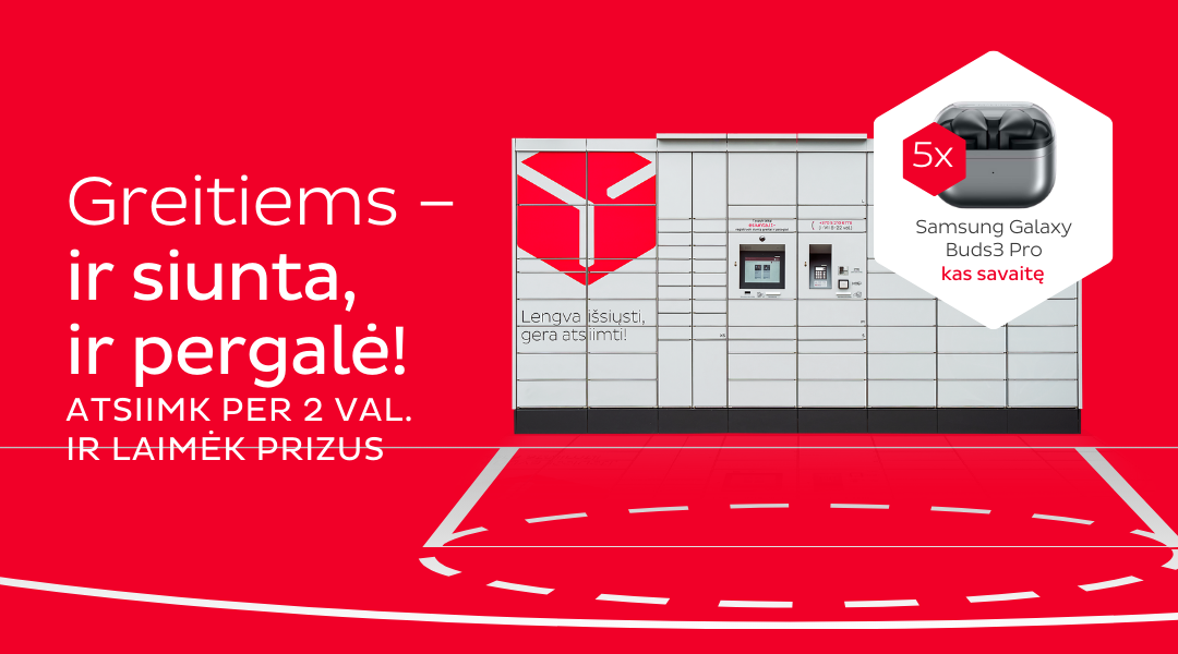 Atsiimk per 2 val. ir laimėk